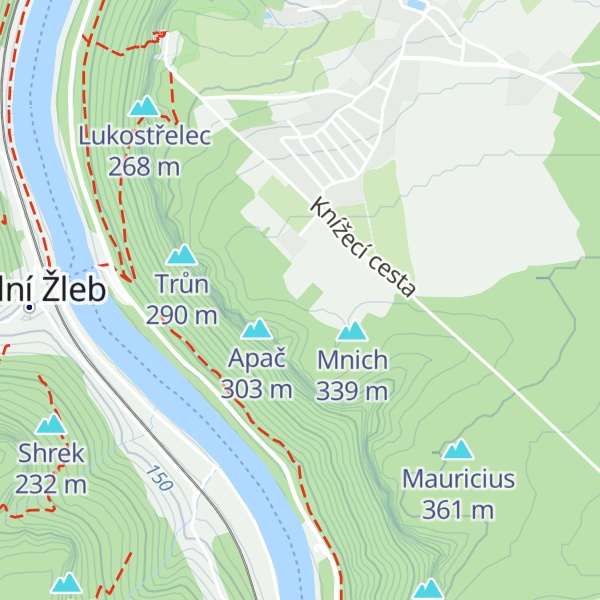 Map of Jižní bašta