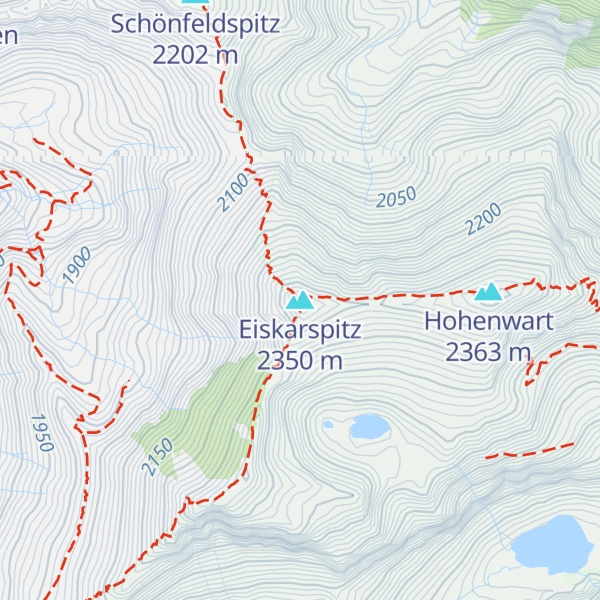 Map of Eiskarspitz