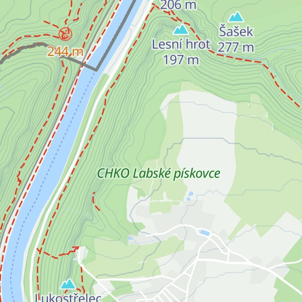 Map of Lomikámen