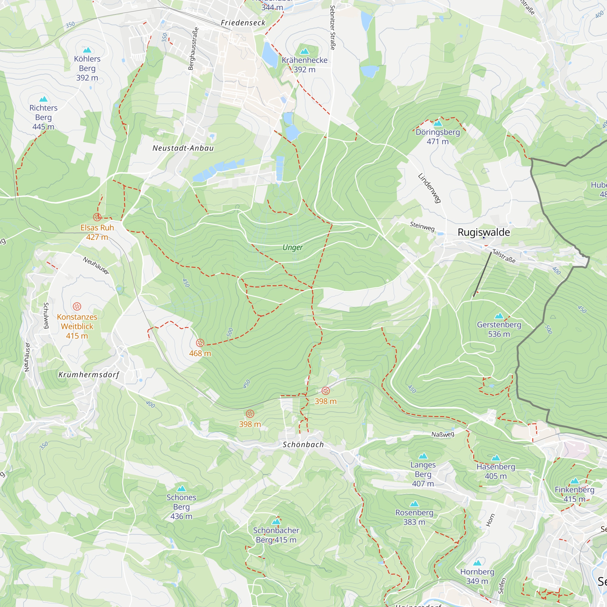 Ungerhütte map