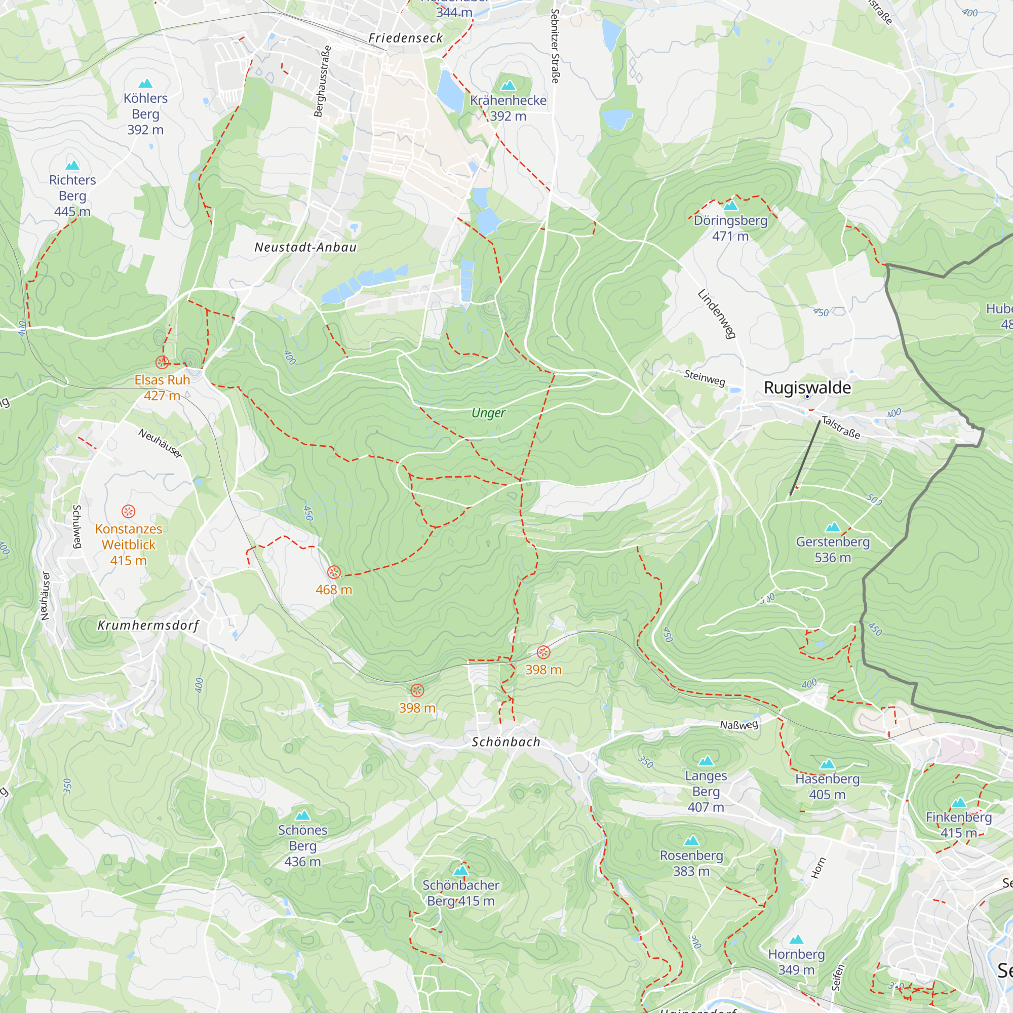 Ungerhütte map