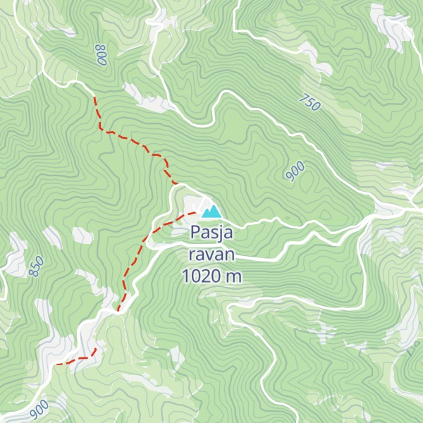 Map of Pasja ravan