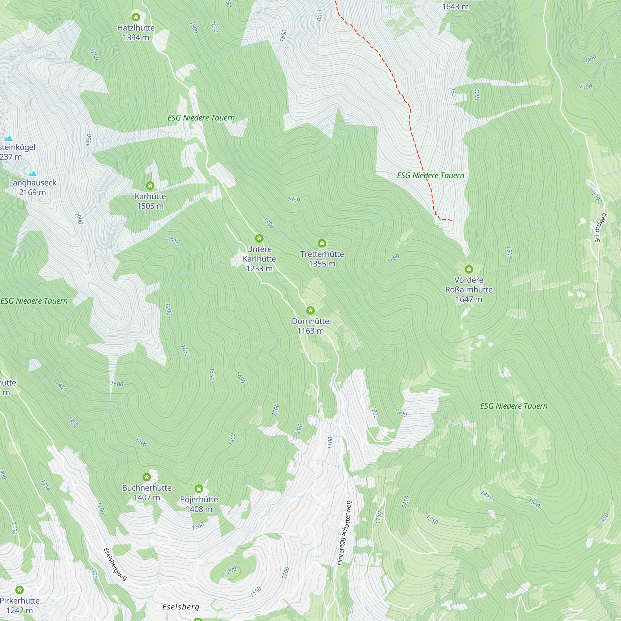 Dornhütte map