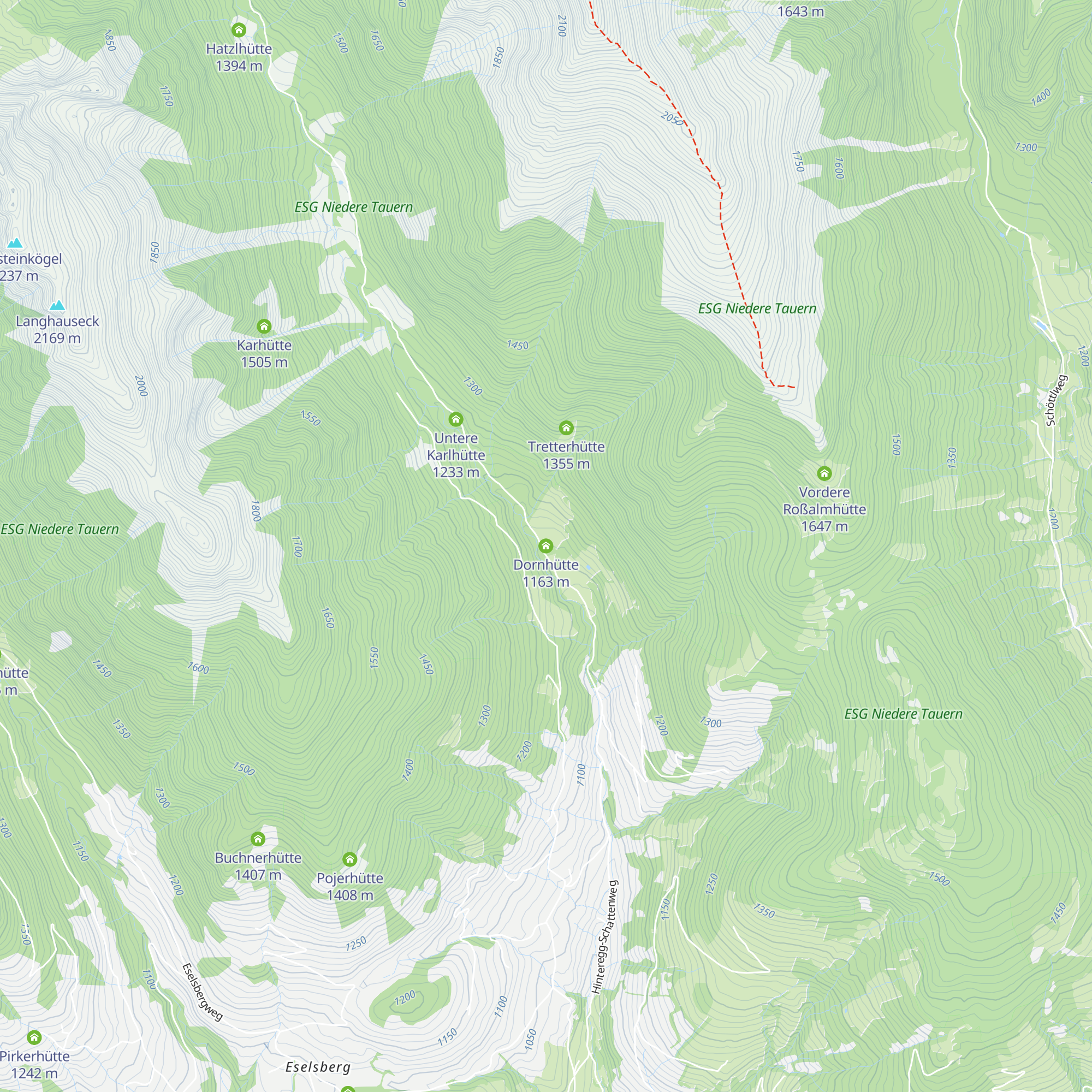 Dornhütte map