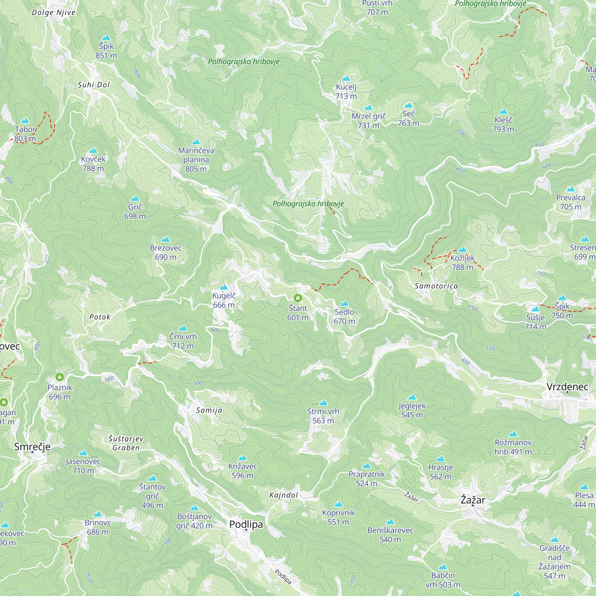Štant map