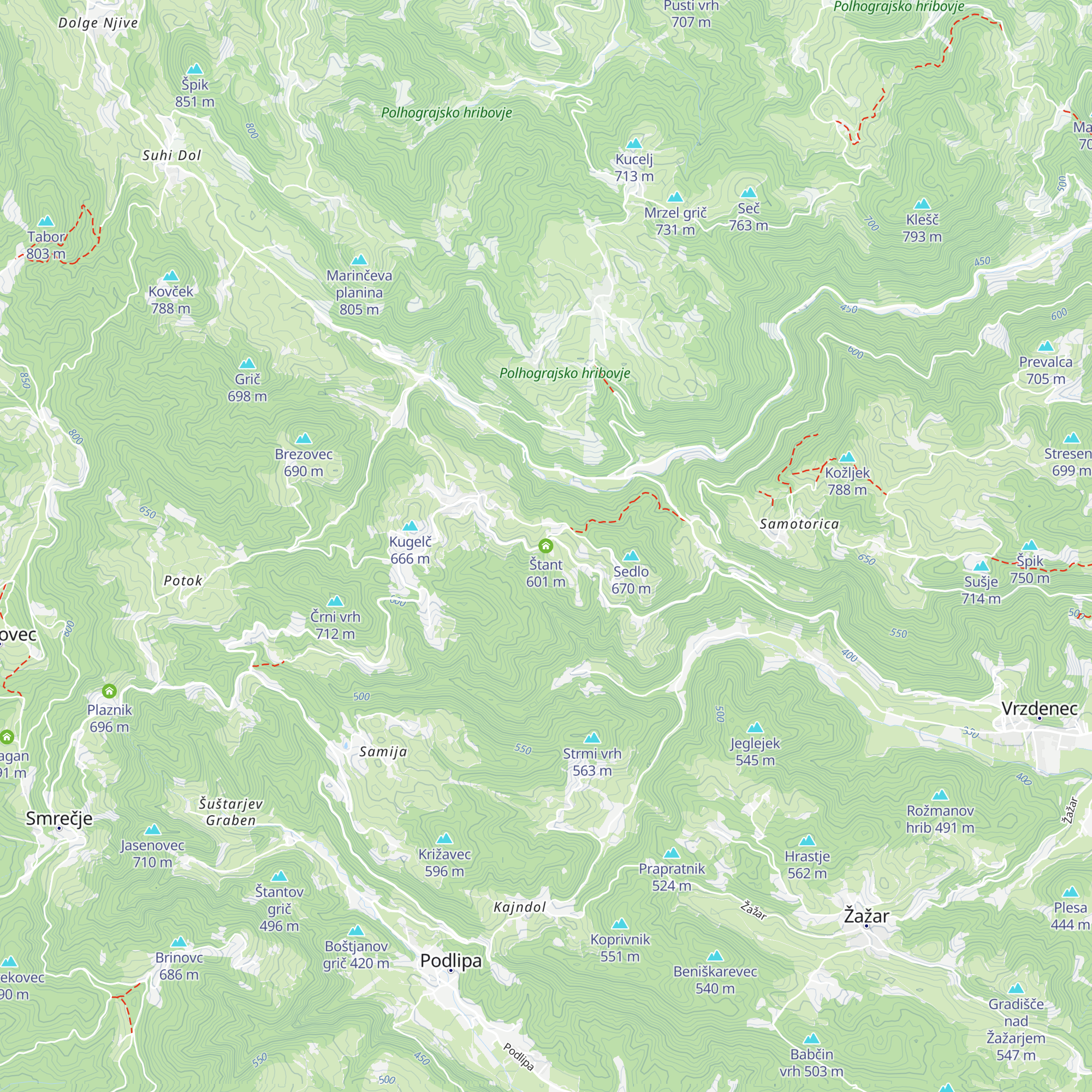 Štant map