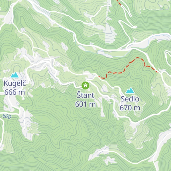 Map of Štant