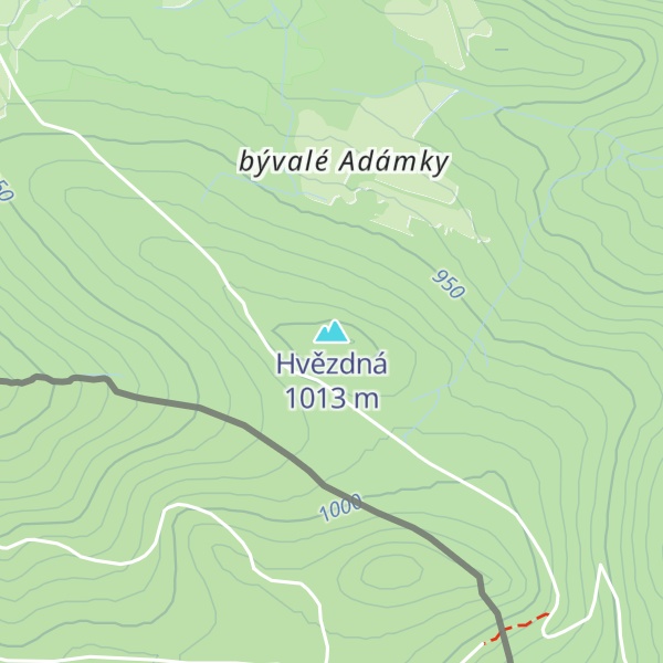 Map of Hvězdná