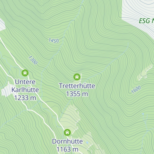 Map of Tretterhütte