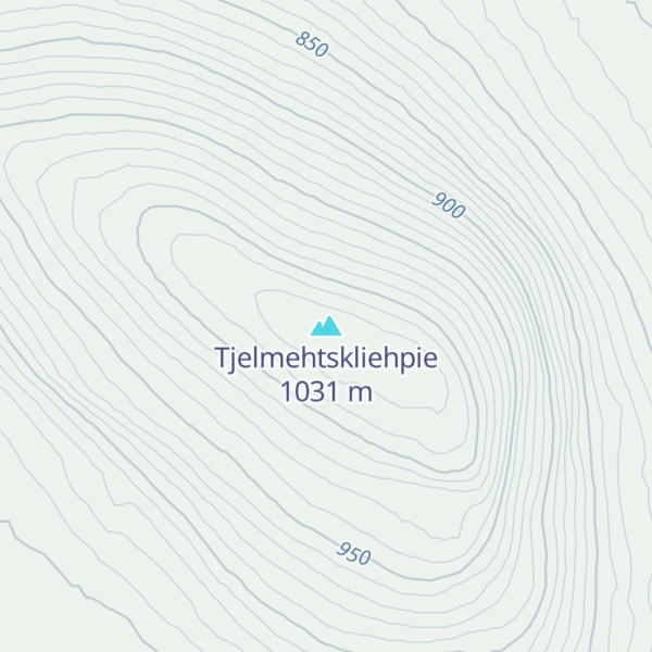 Map of Tjelmehtskliehpie
