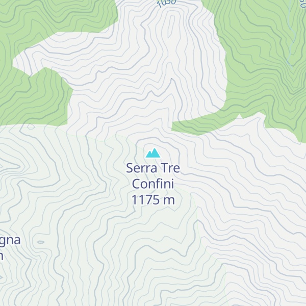 Map of Serra Tre Confini