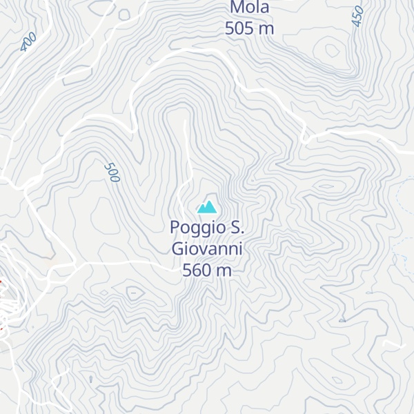 Map of Poggio S. Giovanni