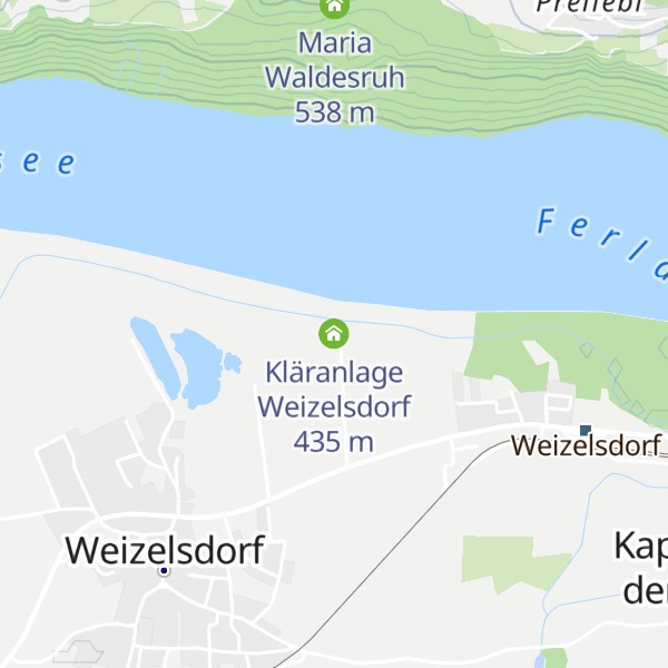 Map of Kläranlage Weizelsdorf