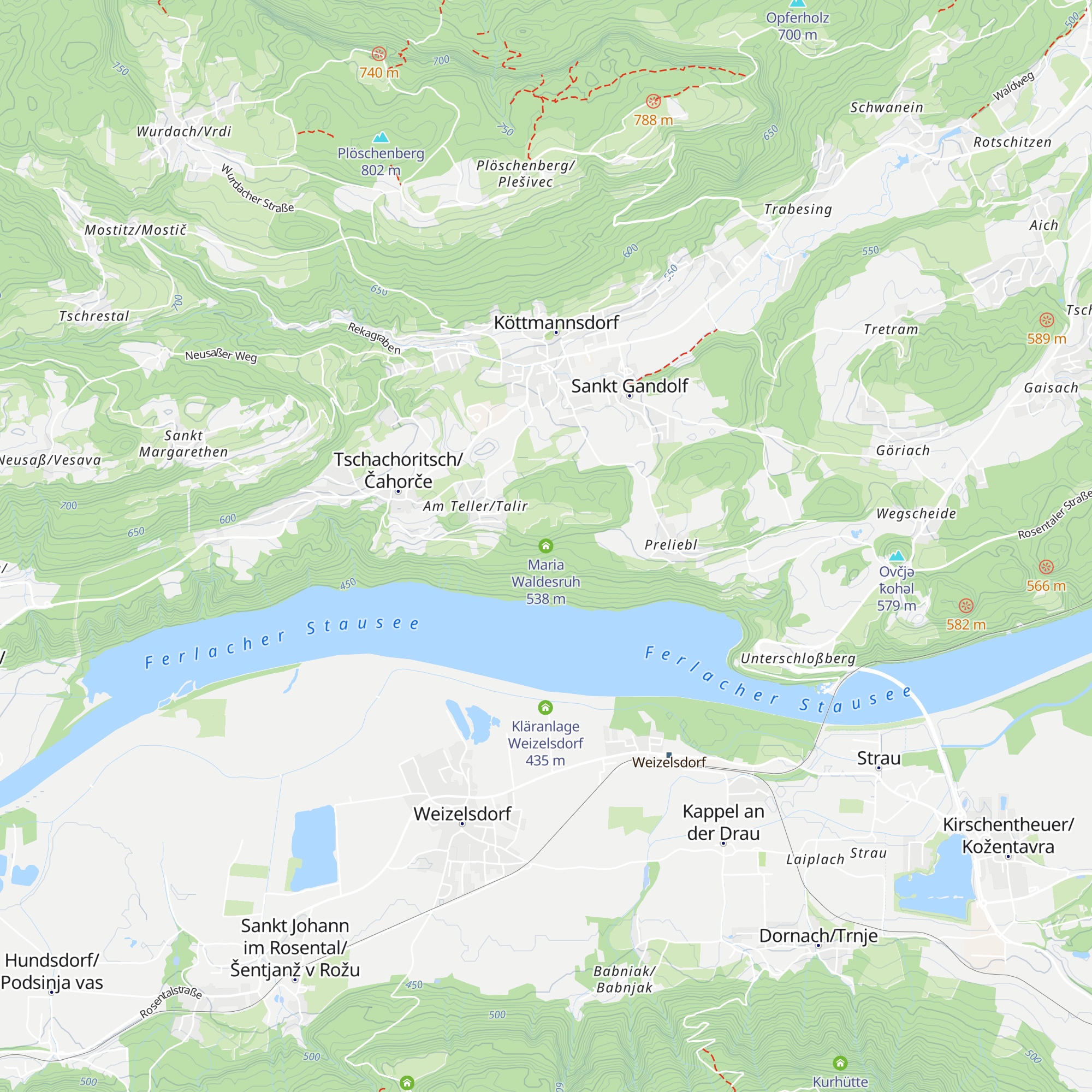 Maria Waldesruh map