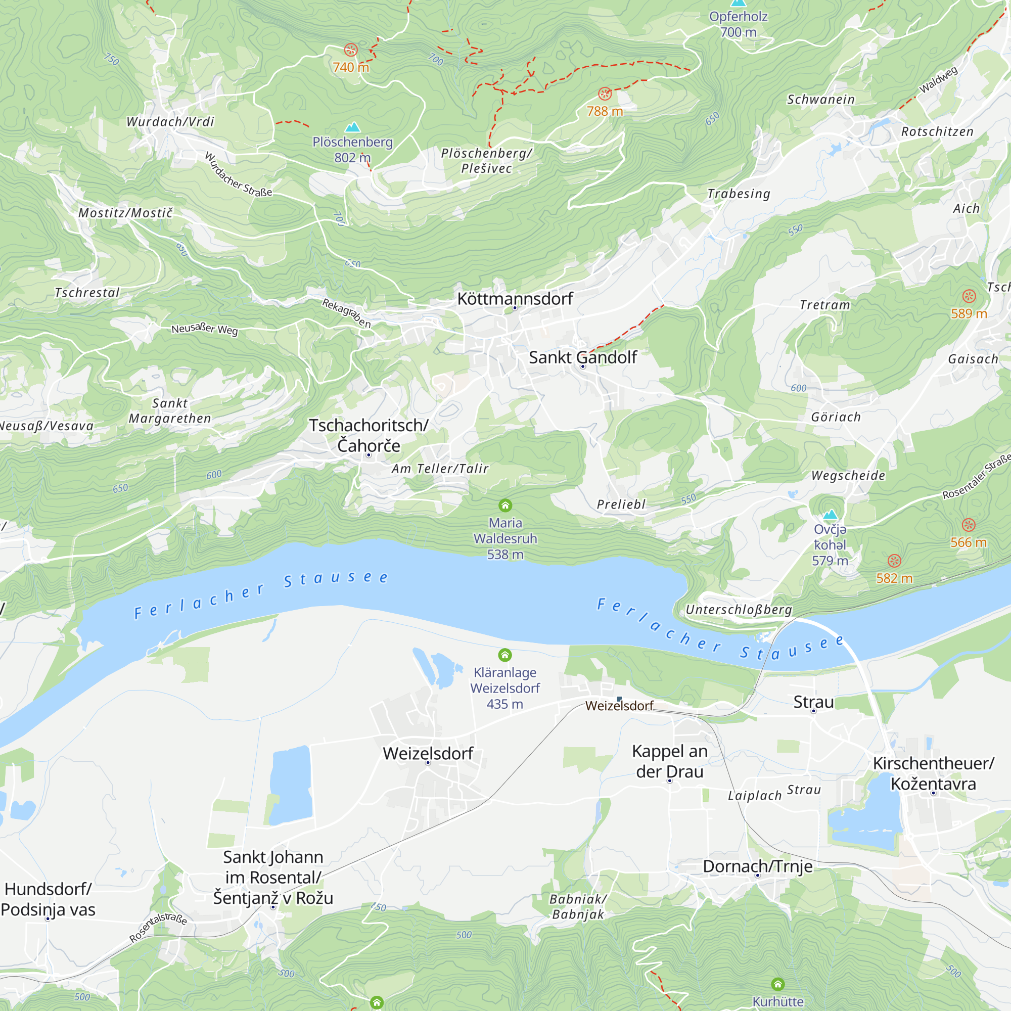 Maria Waldesruh map