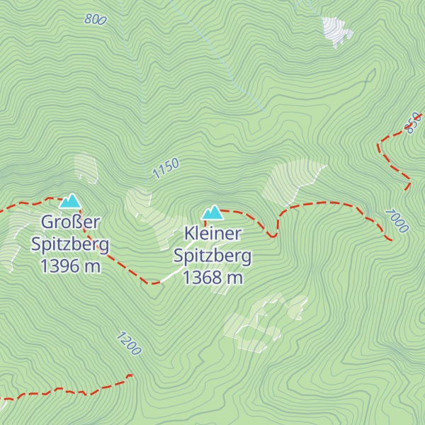 Map of Kleiner Spitzberg