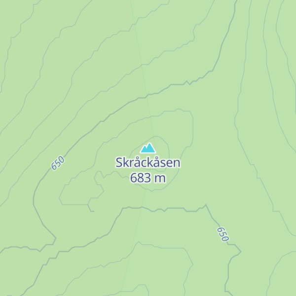 Map of Skråckåsen