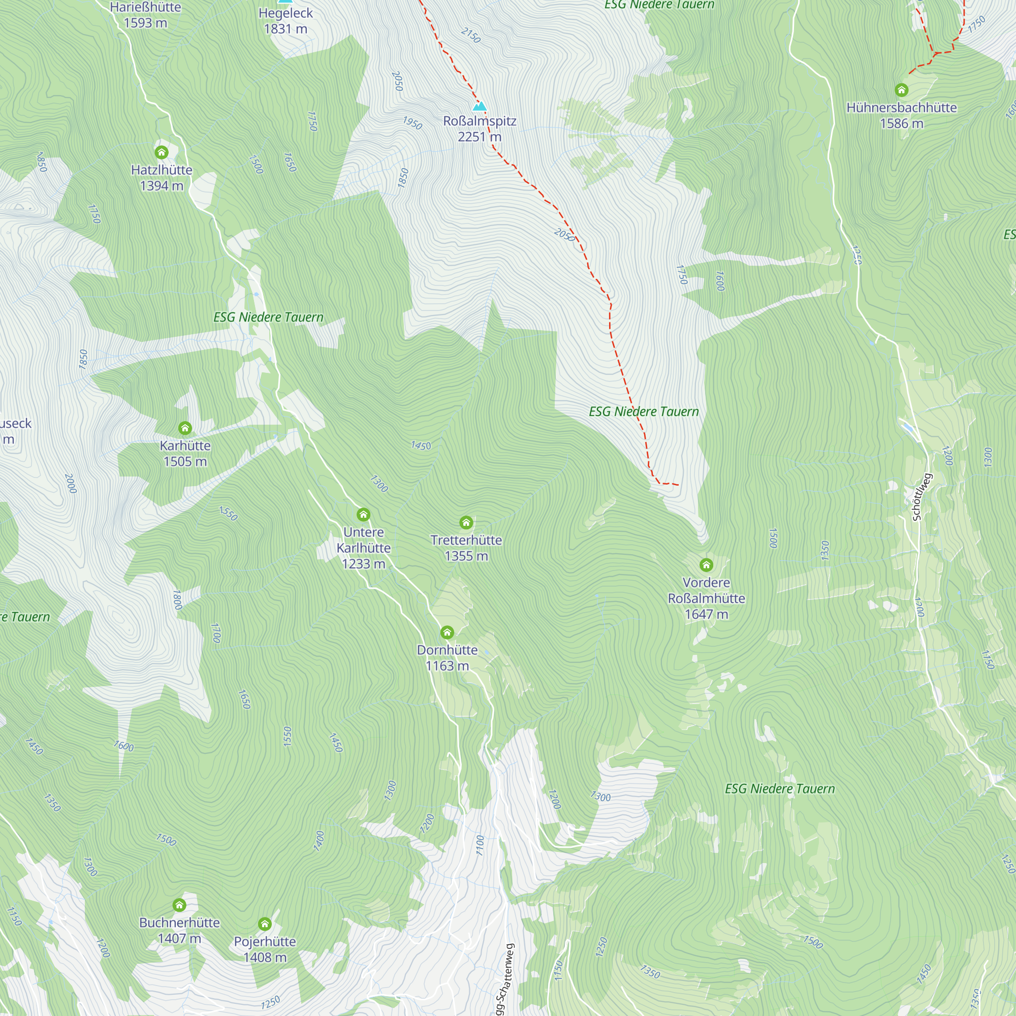 Glanzerhütte map