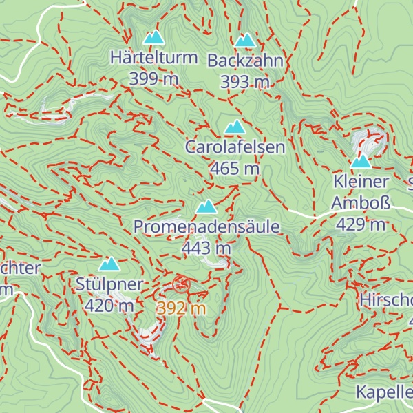 Map of Promenadensäule