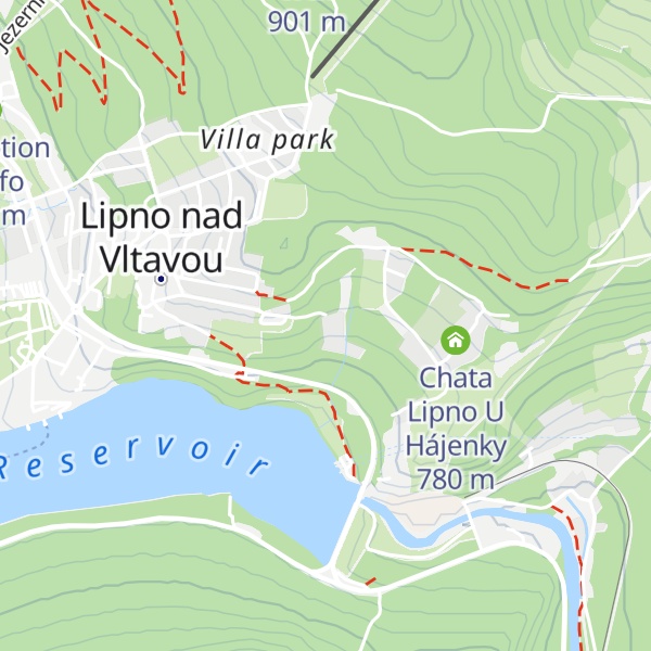 Map of Chata Valkovi - Lipno nad Vltavou