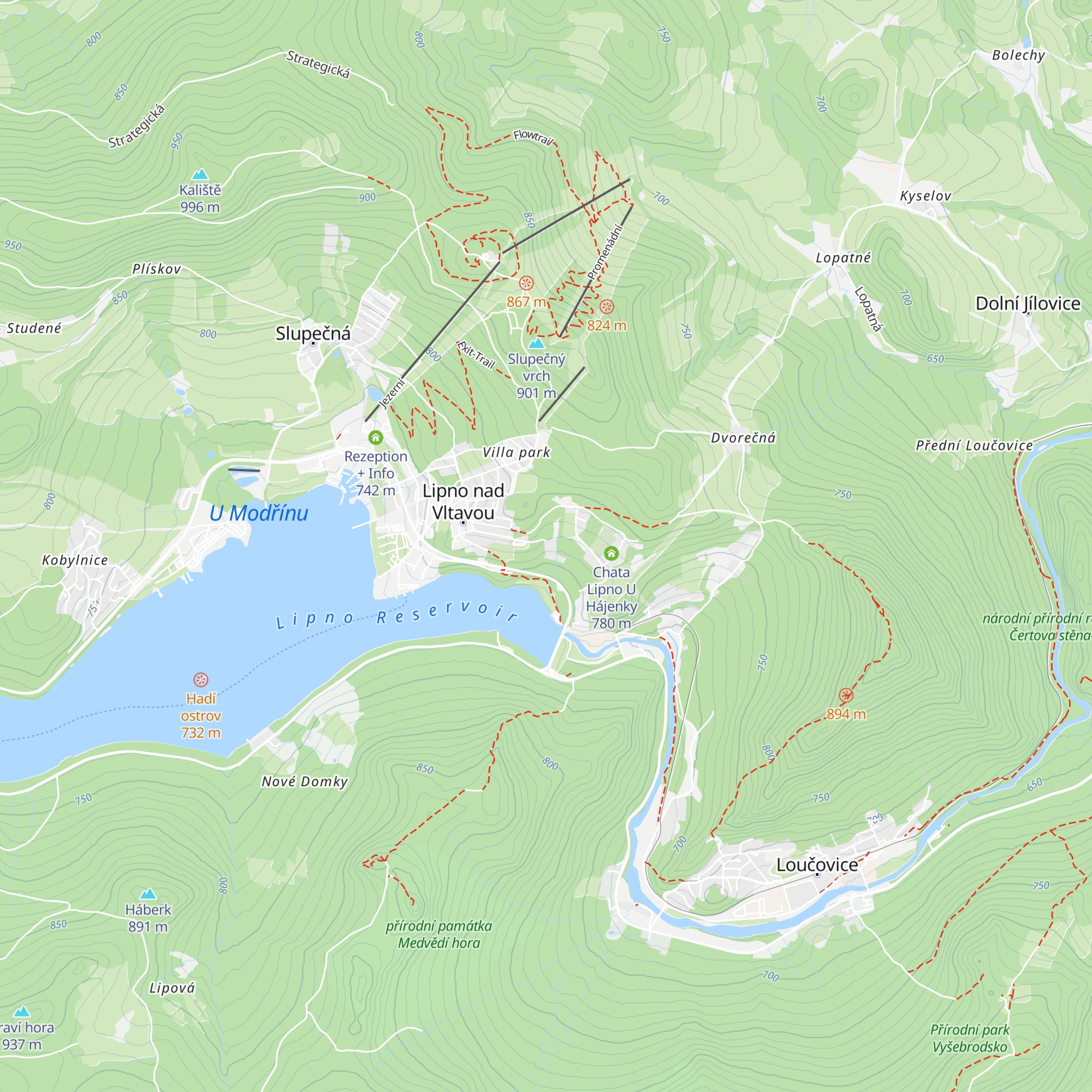 Chata Valkovi - Lipno nad Vltavou map