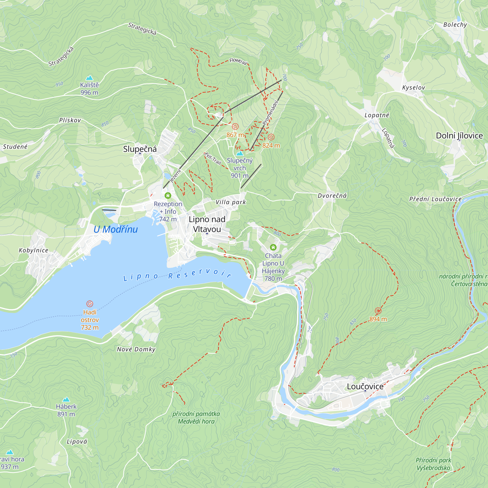 Chata Valkovi - Lipno nad Vltavou map