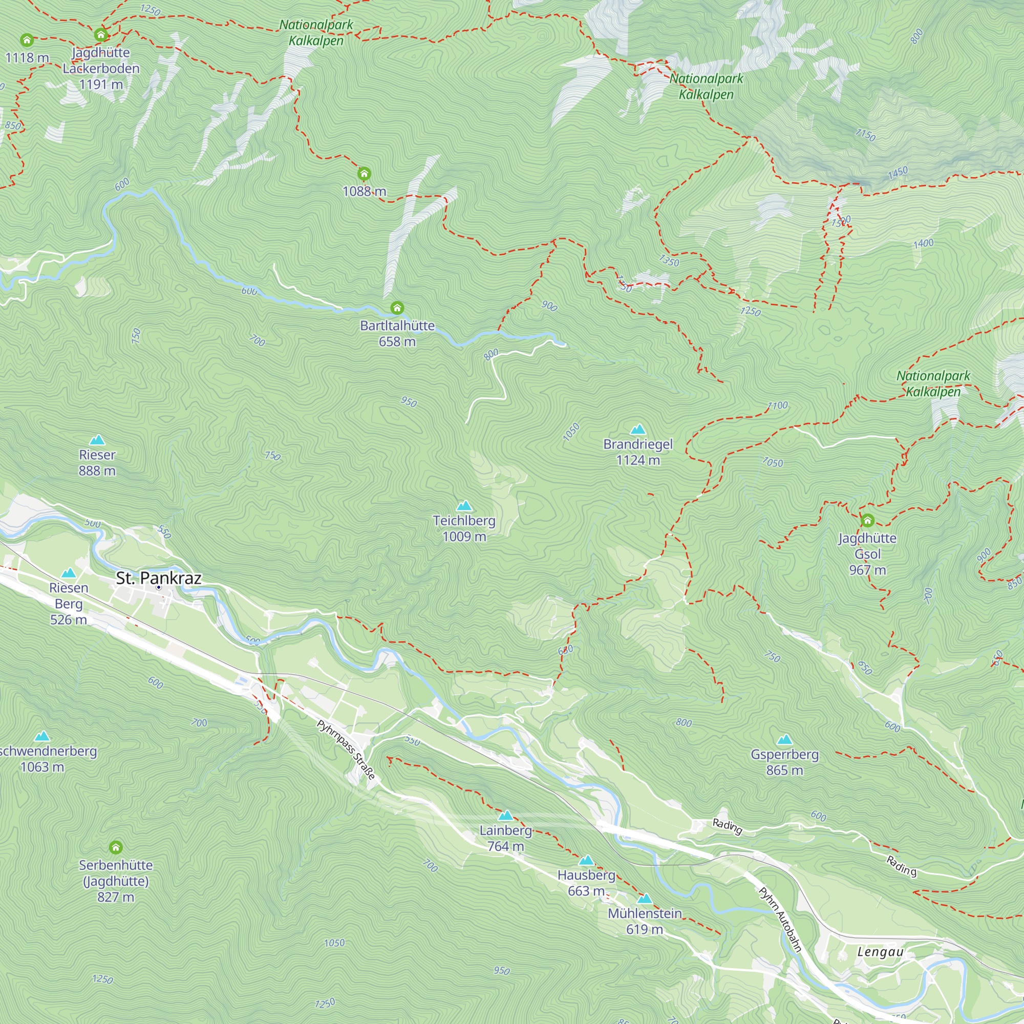 Rohrauer Fichten (Jagdhütte) map