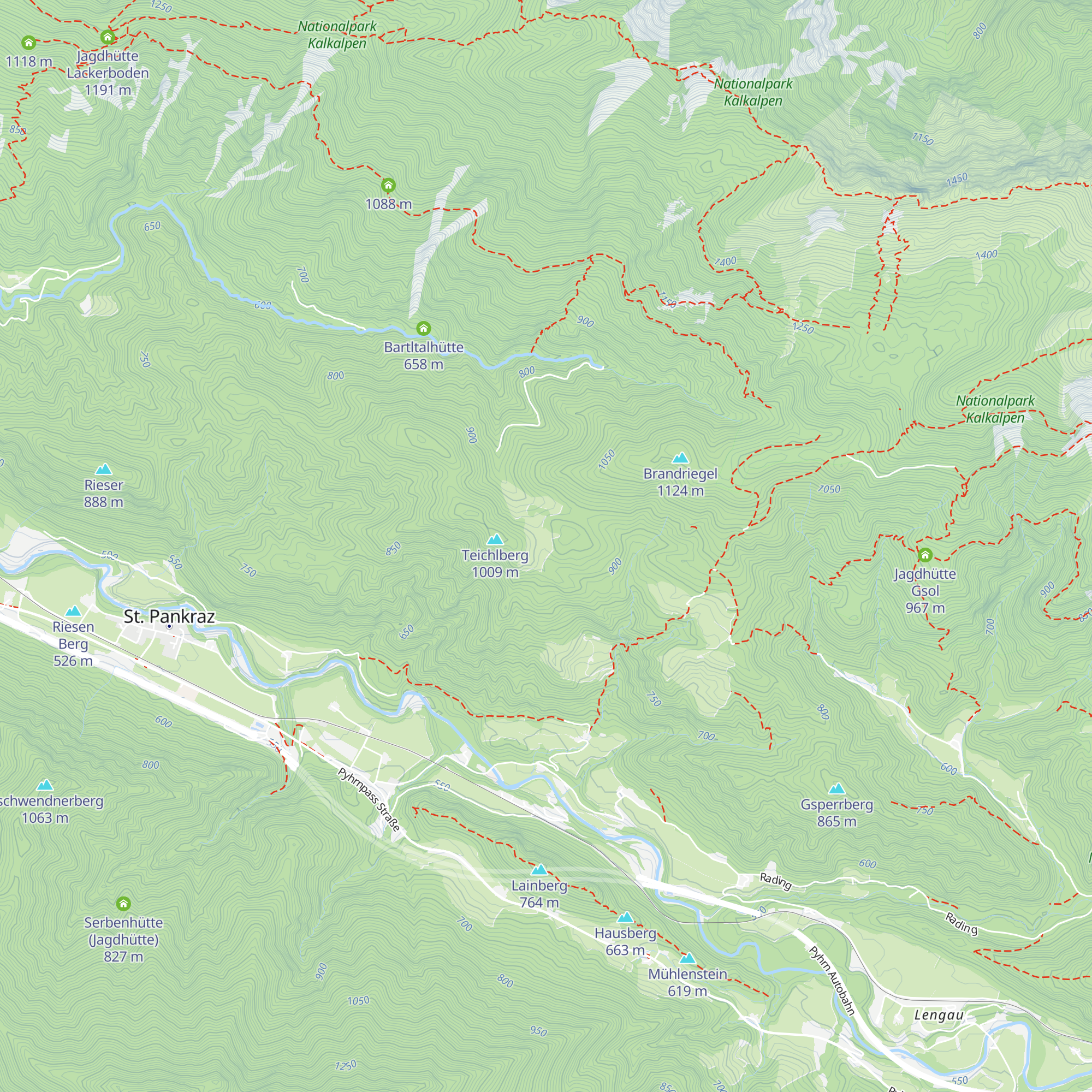 Rohrauer Fichten (Jagdhütte) map