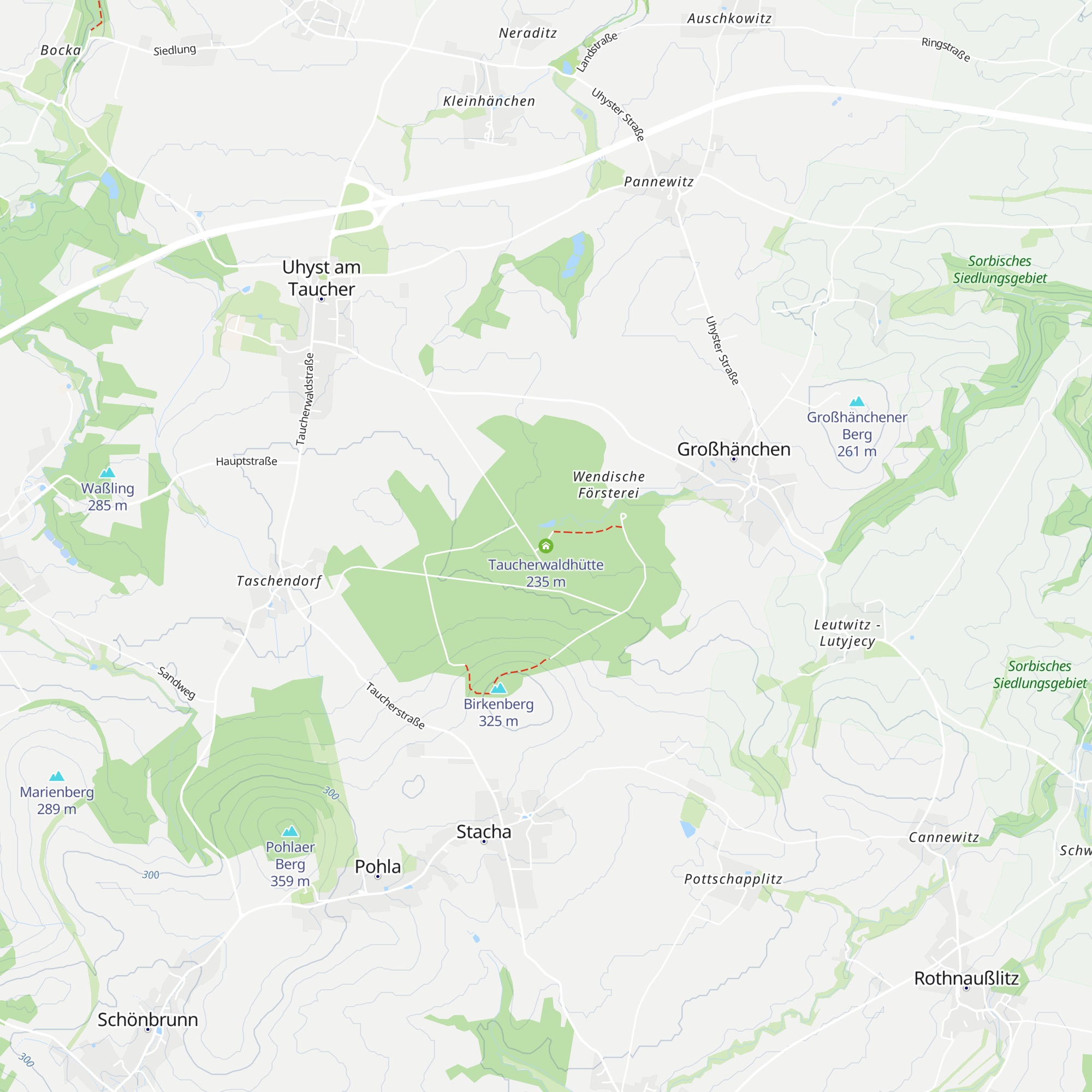 Taucherwaldhütte map