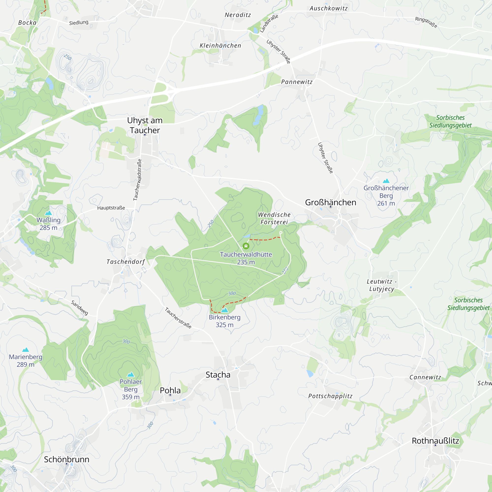 Taucherwaldhütte map