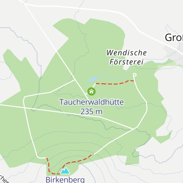 Map of Taucherwaldhütte