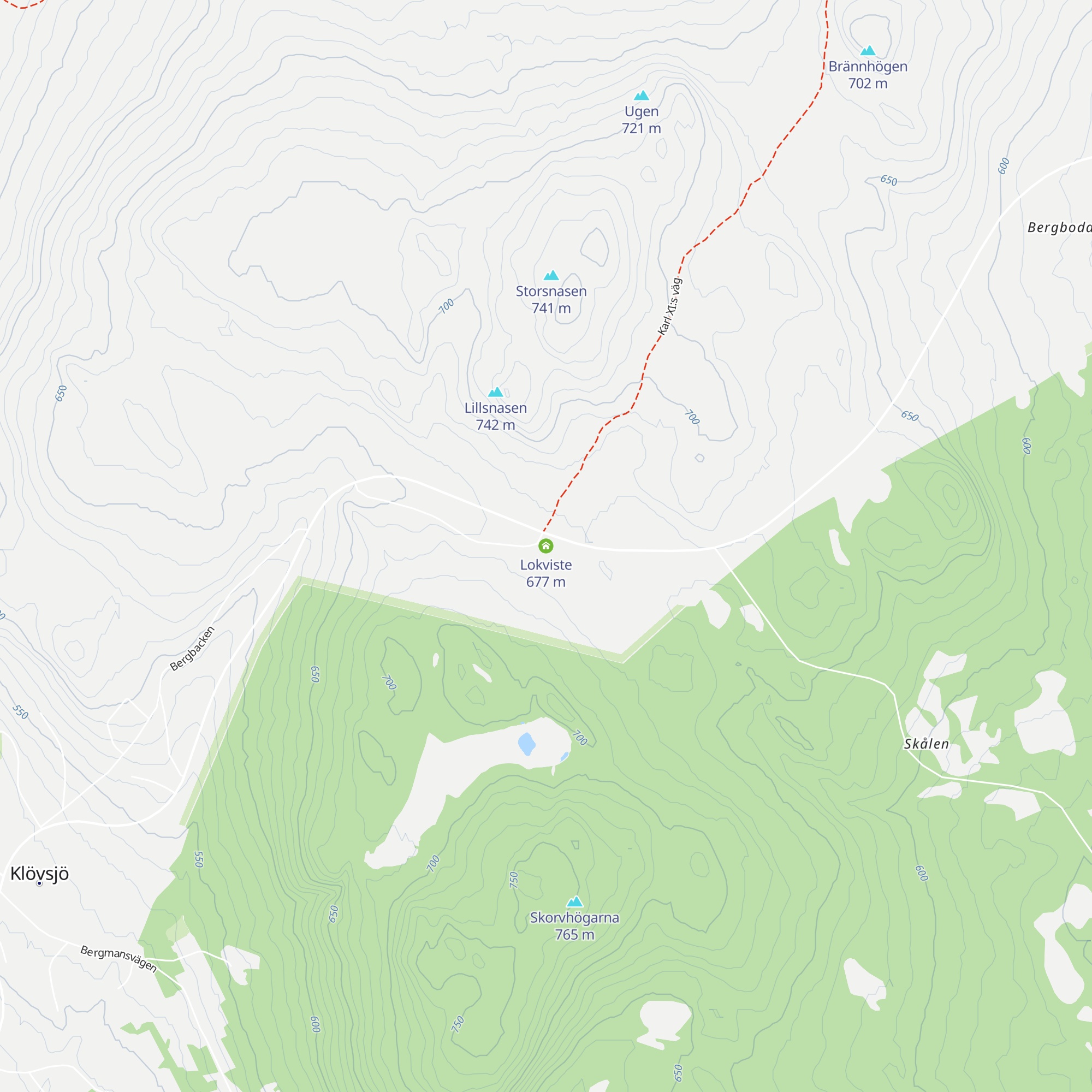 Lokviste map