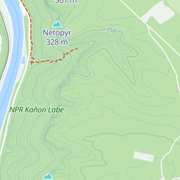 Map of Děravá věž