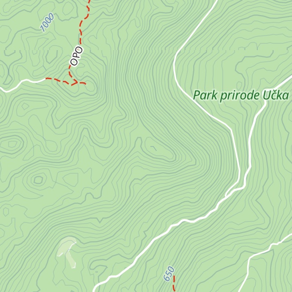 Map of Vetveni vrh