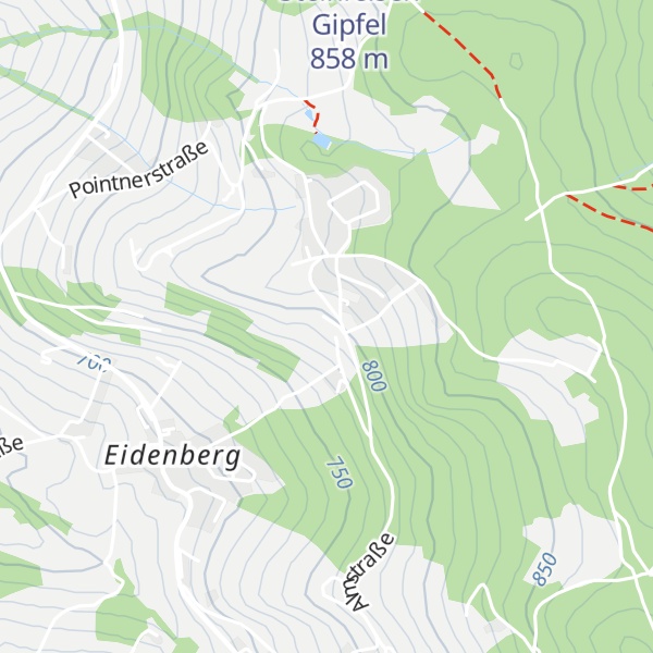 Map of Seminarhotel Gasthof Pension Eidenberger Alm