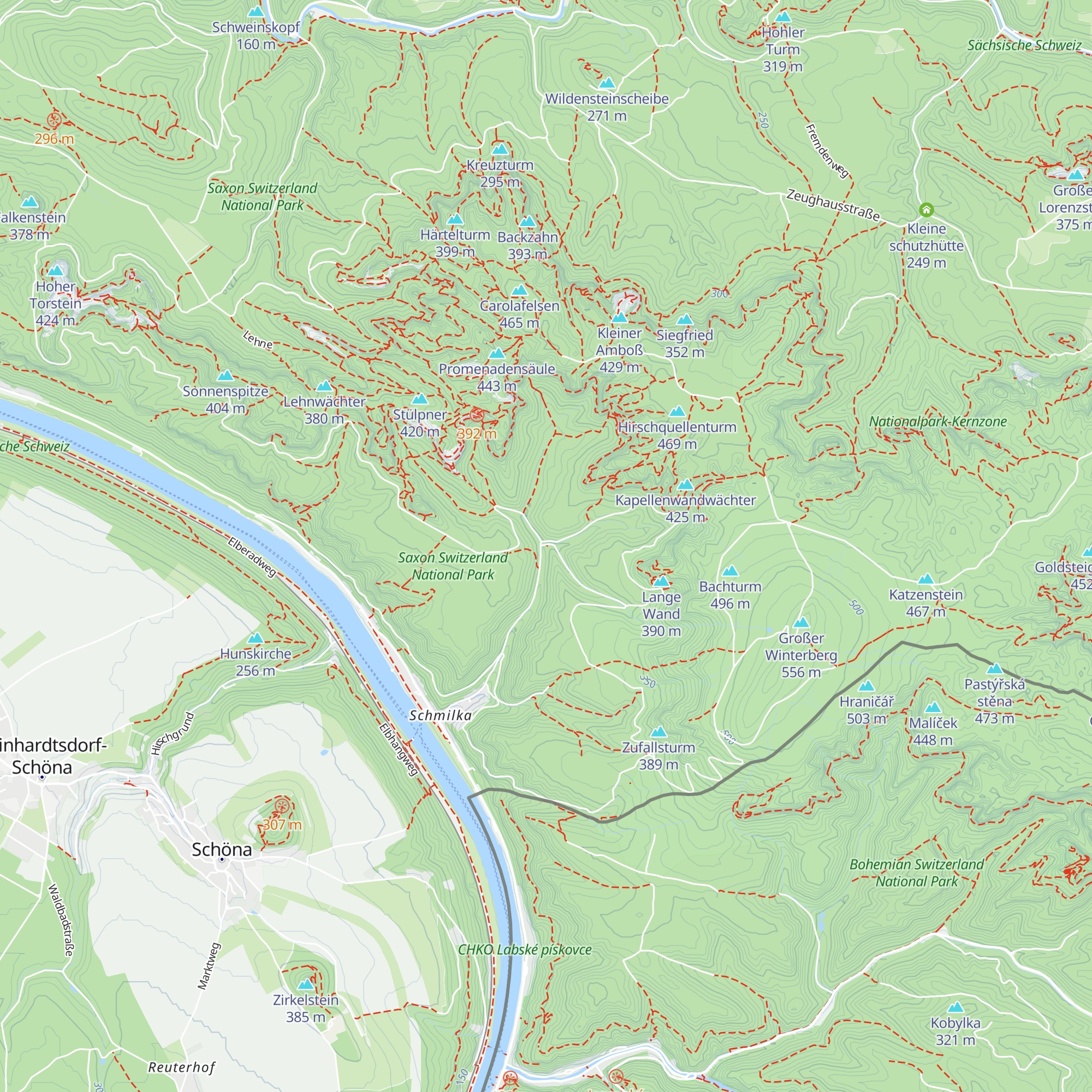 Zwieselhütte map