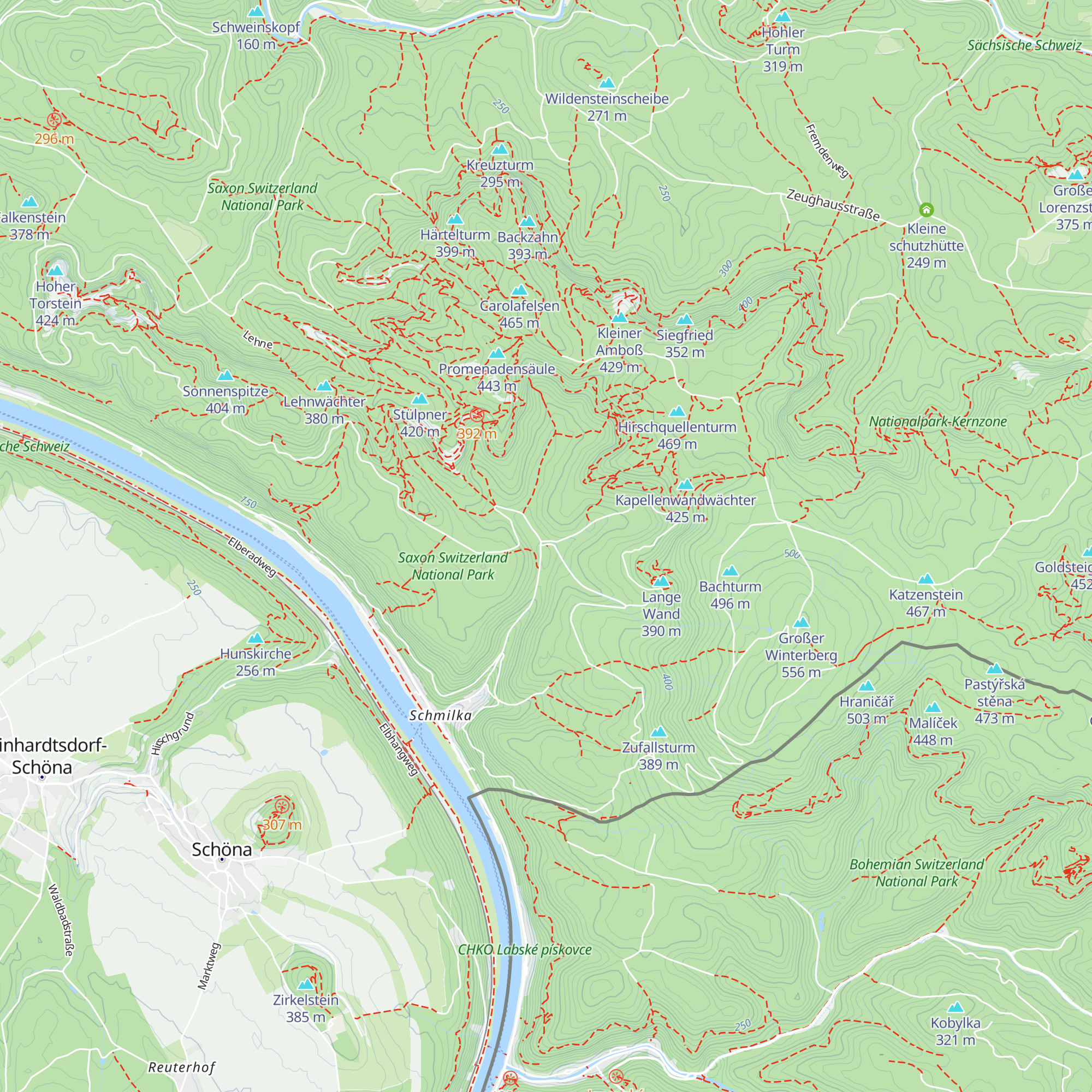 Zwieselhütte map