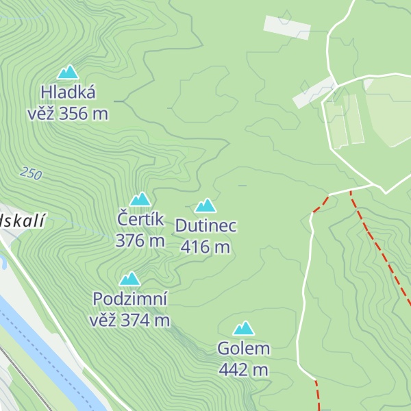 Map of Dutinec