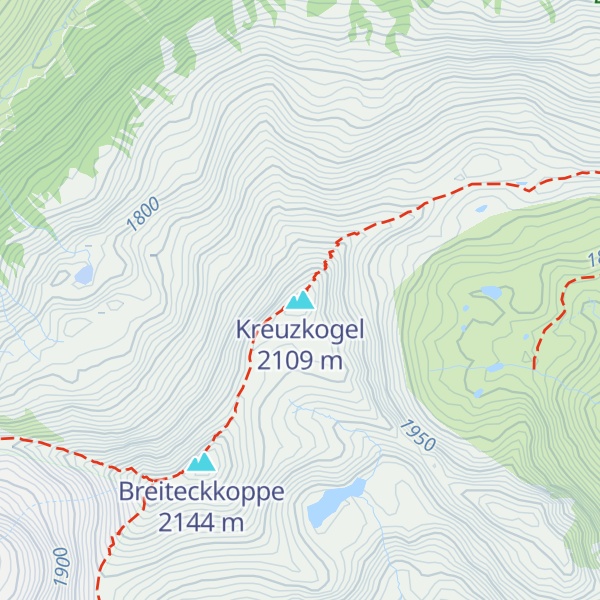 Map of Kreuzkogel
