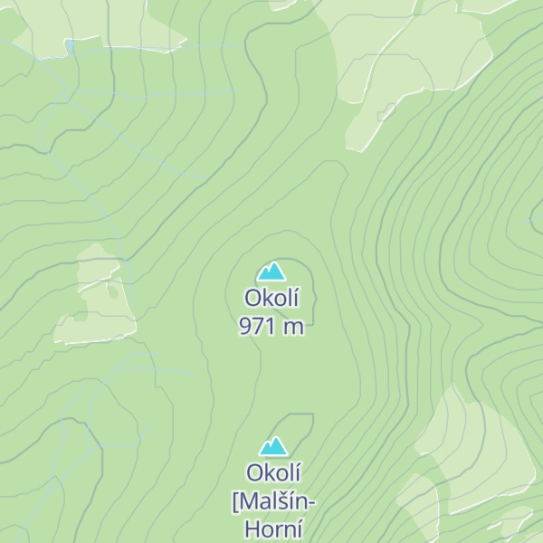 Map of Okolí