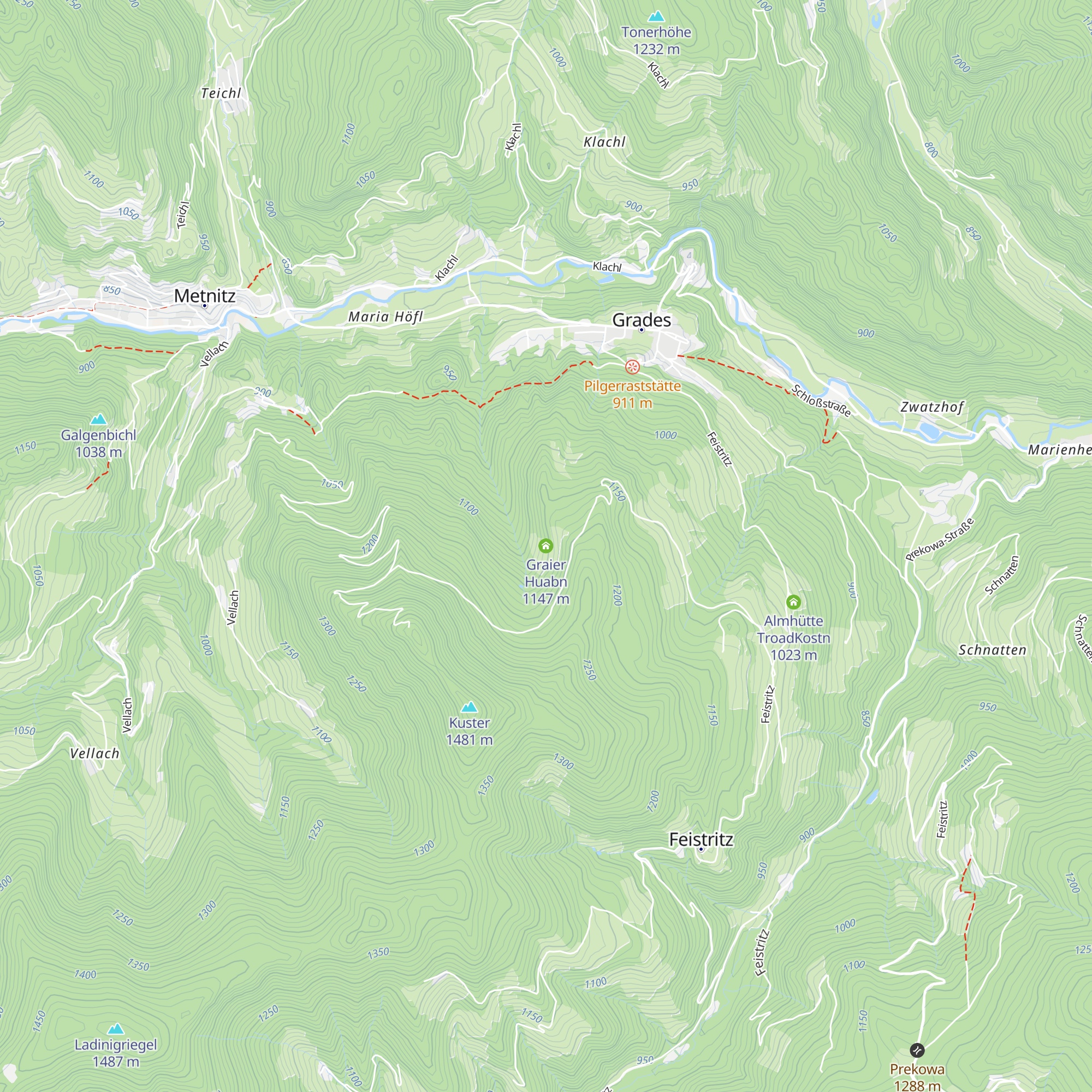 Graier Huabn map