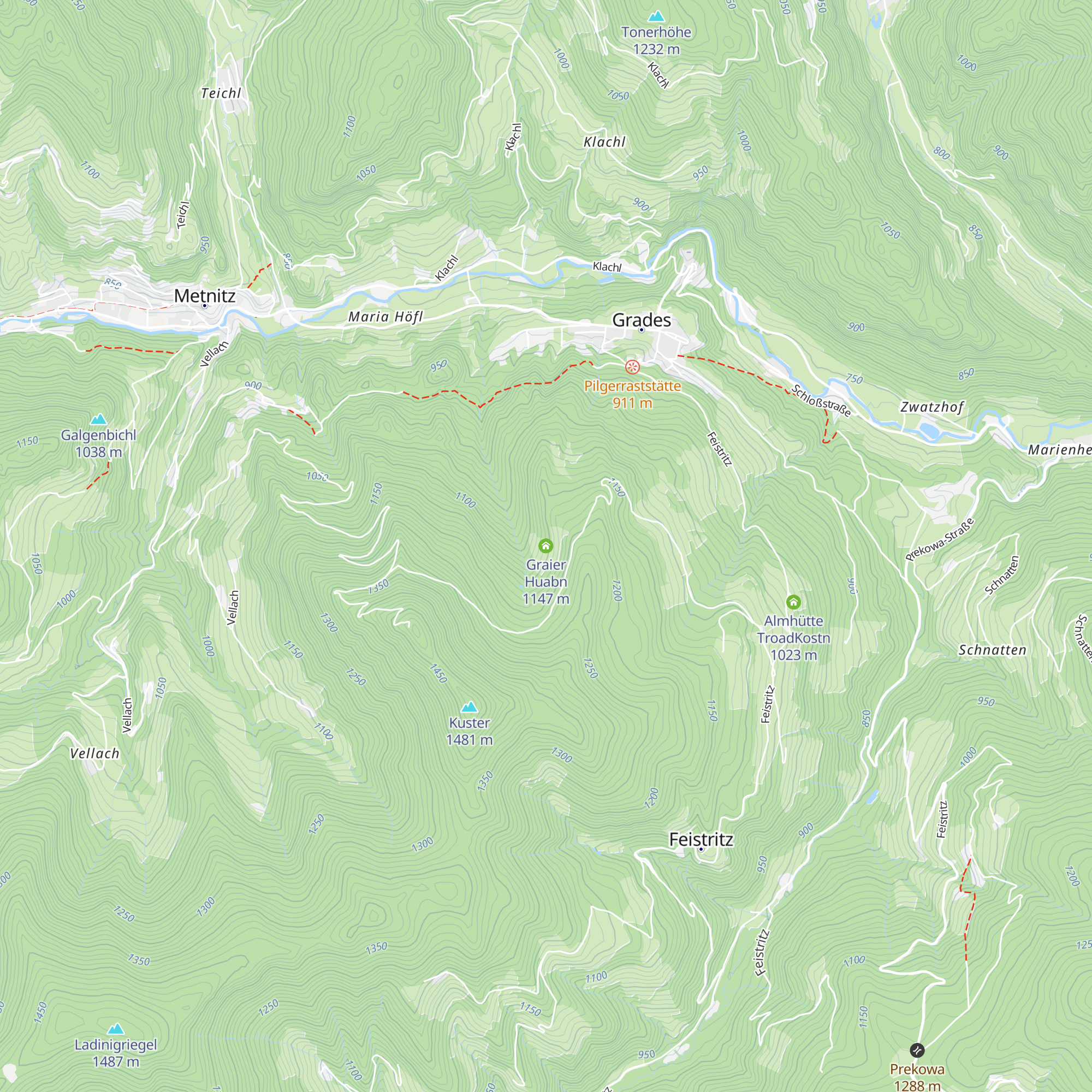 Graier Huabn map