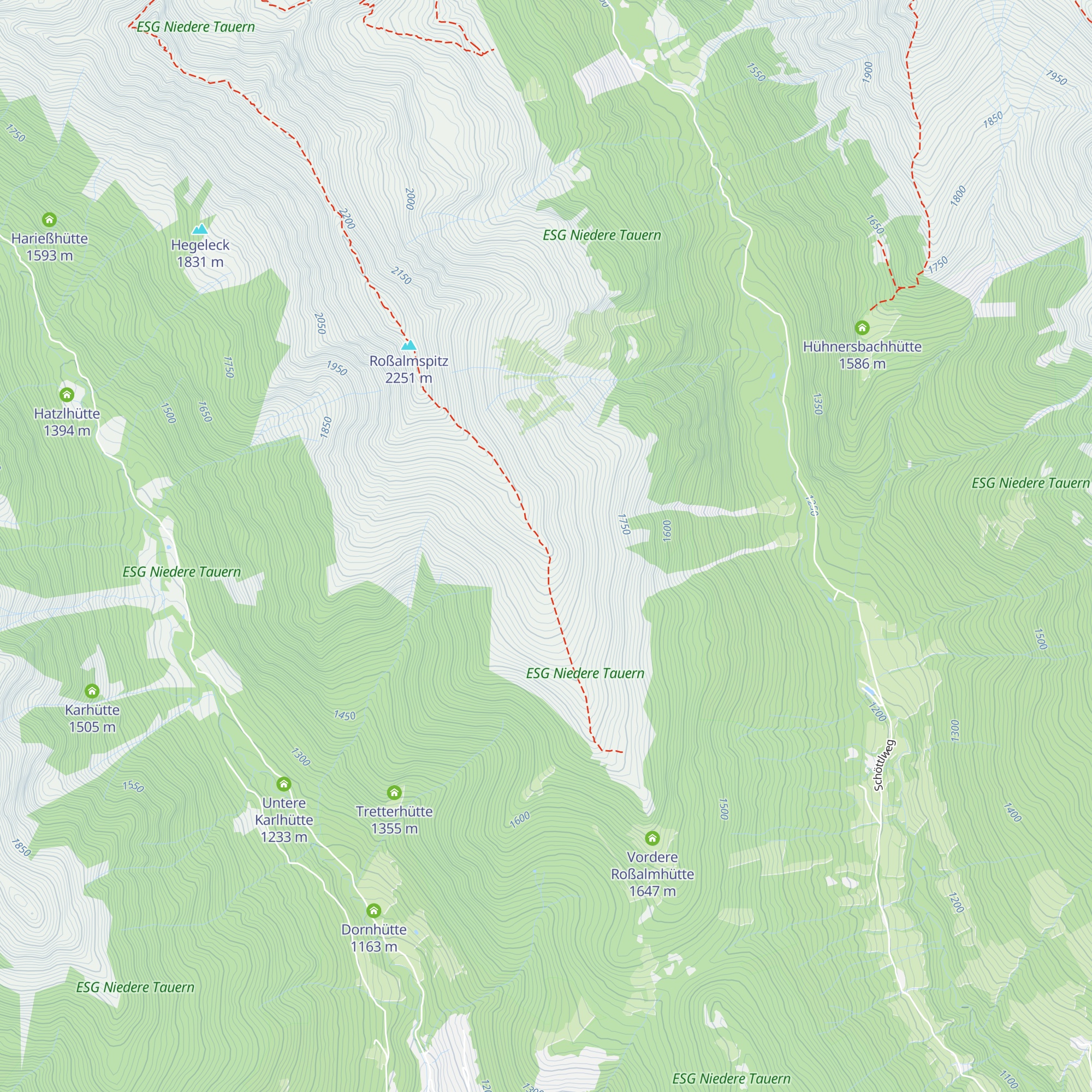 Roßalm map