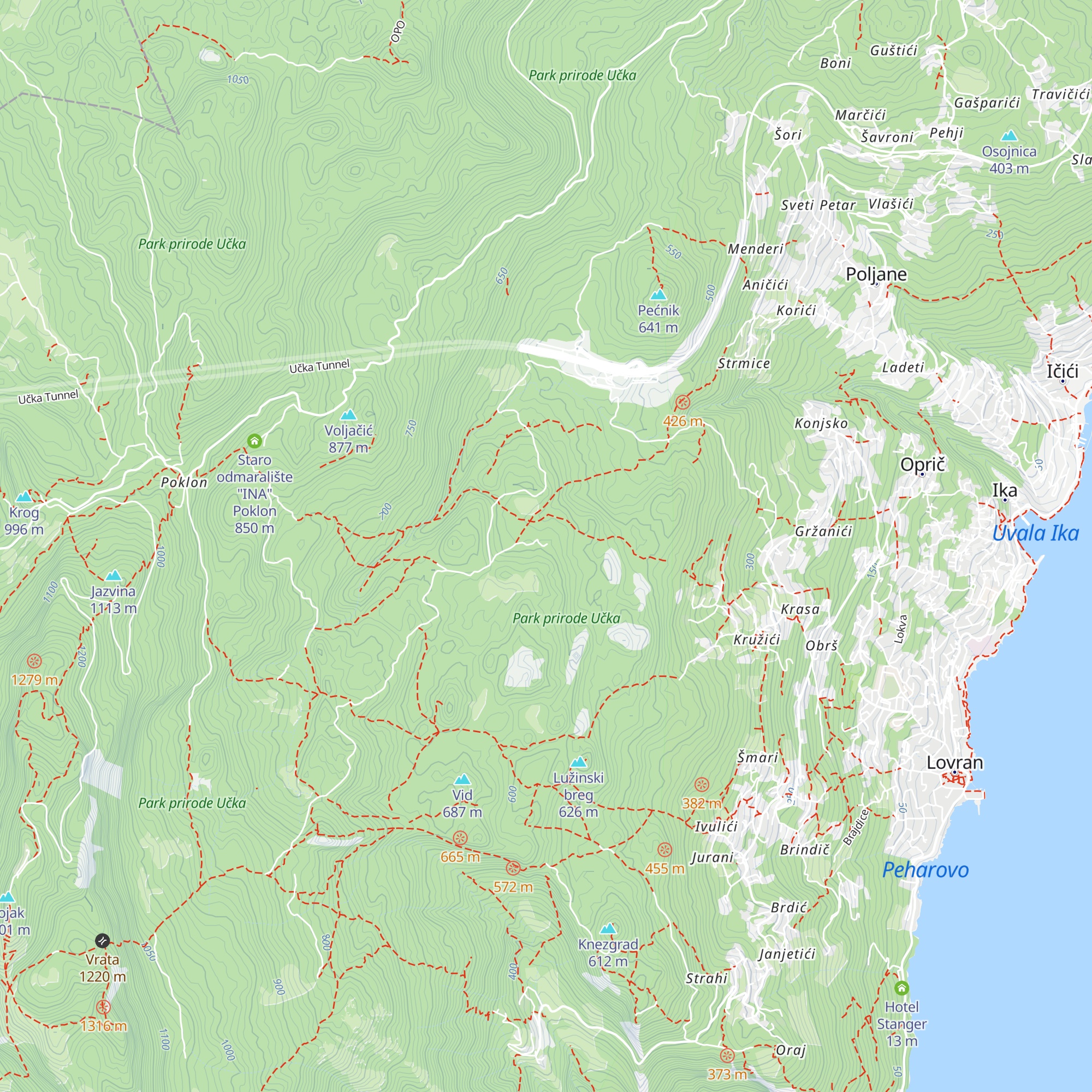 Dvor map