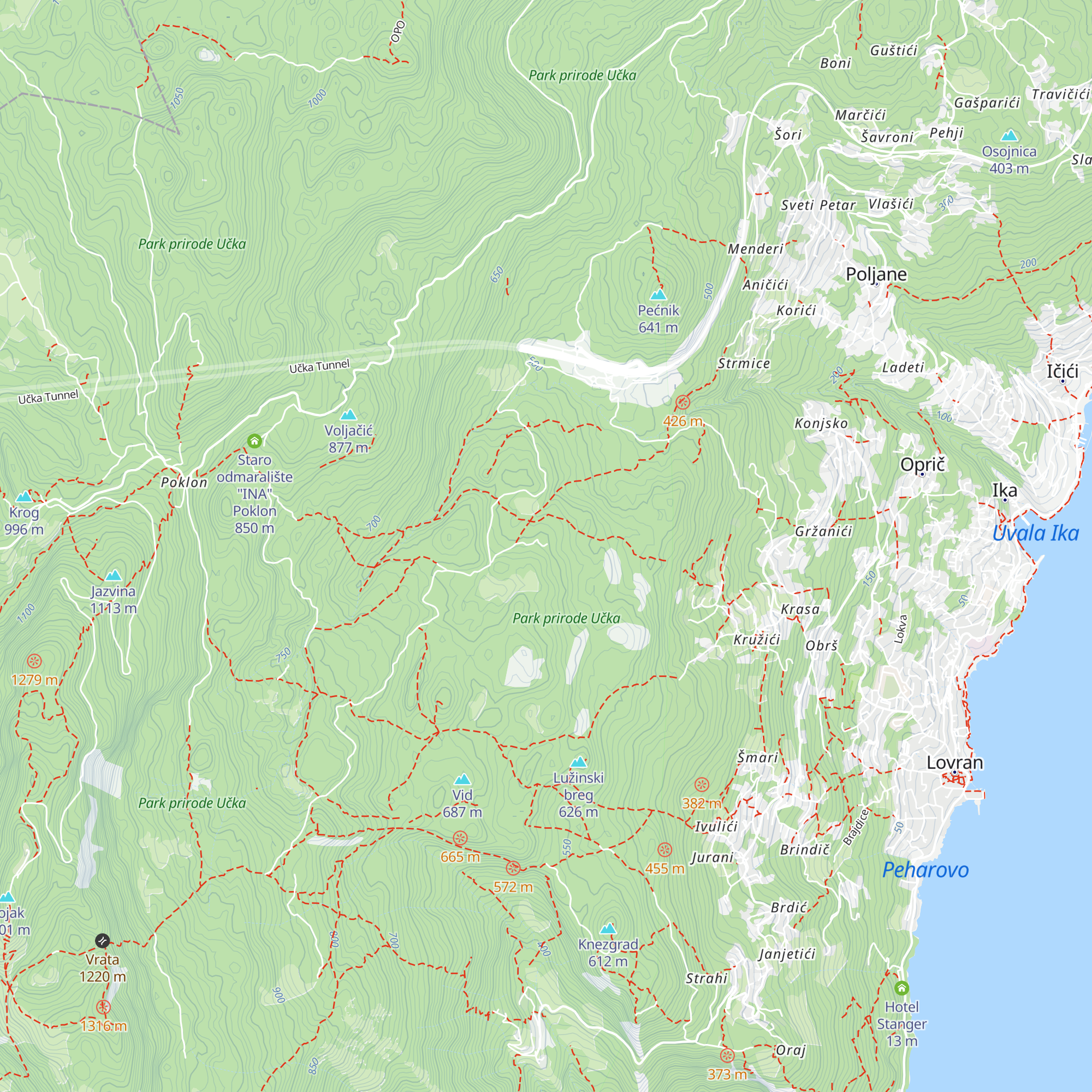 Dvor map