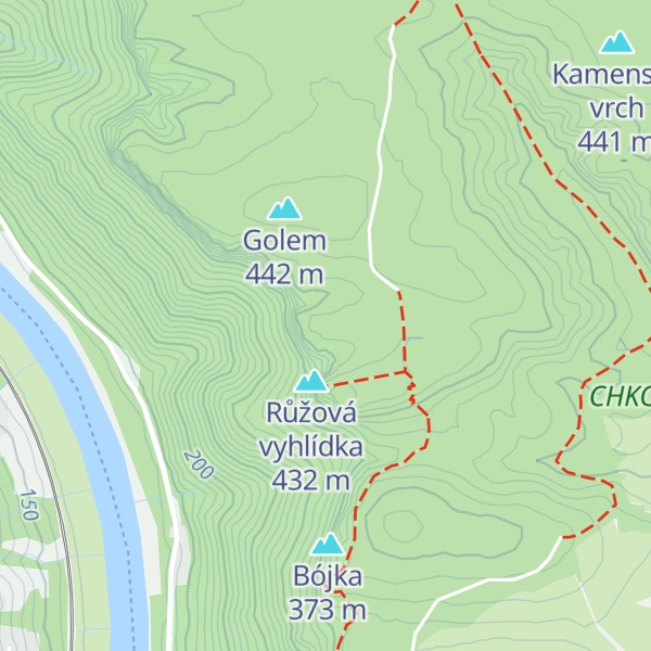 Map of Horní věž