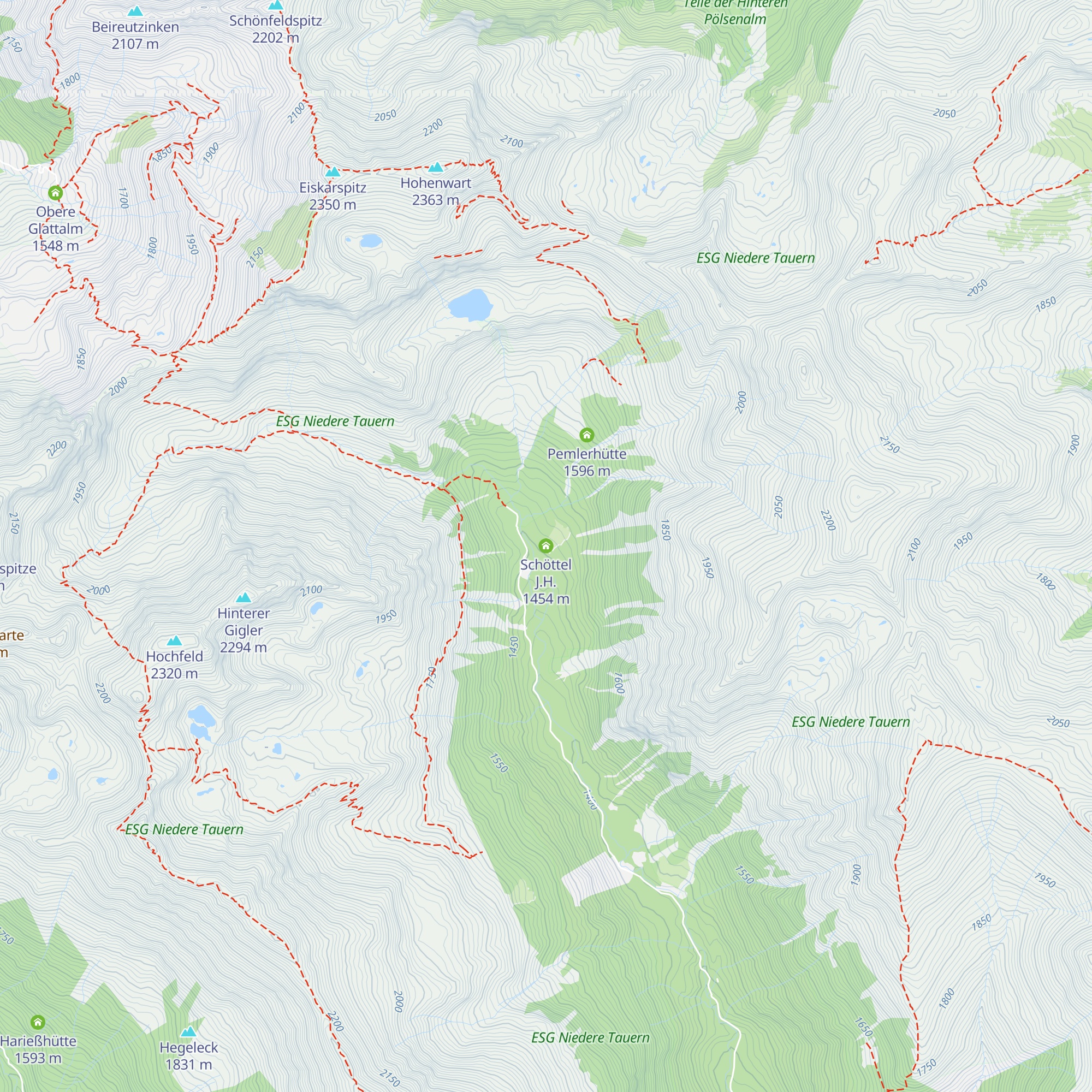 Schöttel J.H. map
