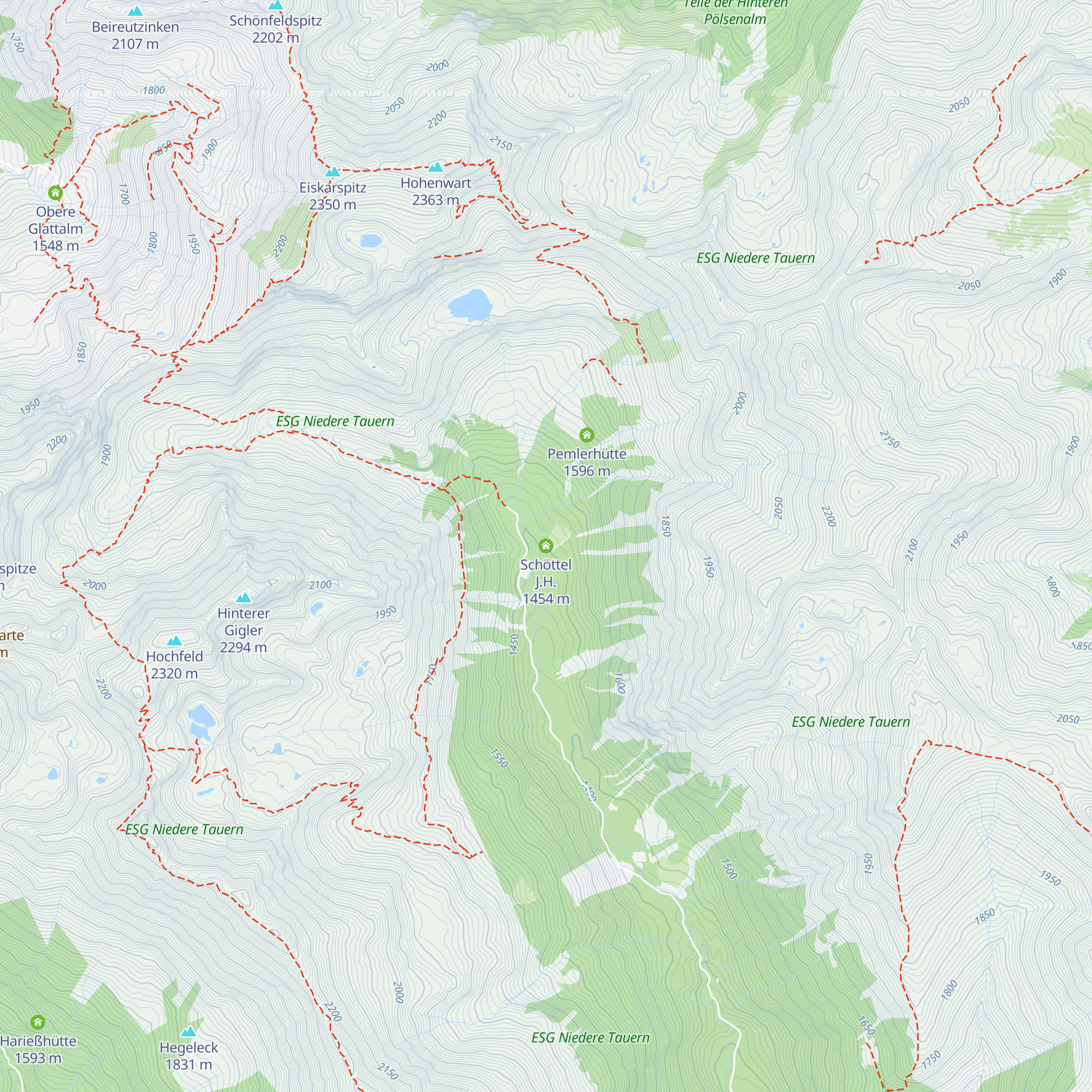 Schöttel J.H. map