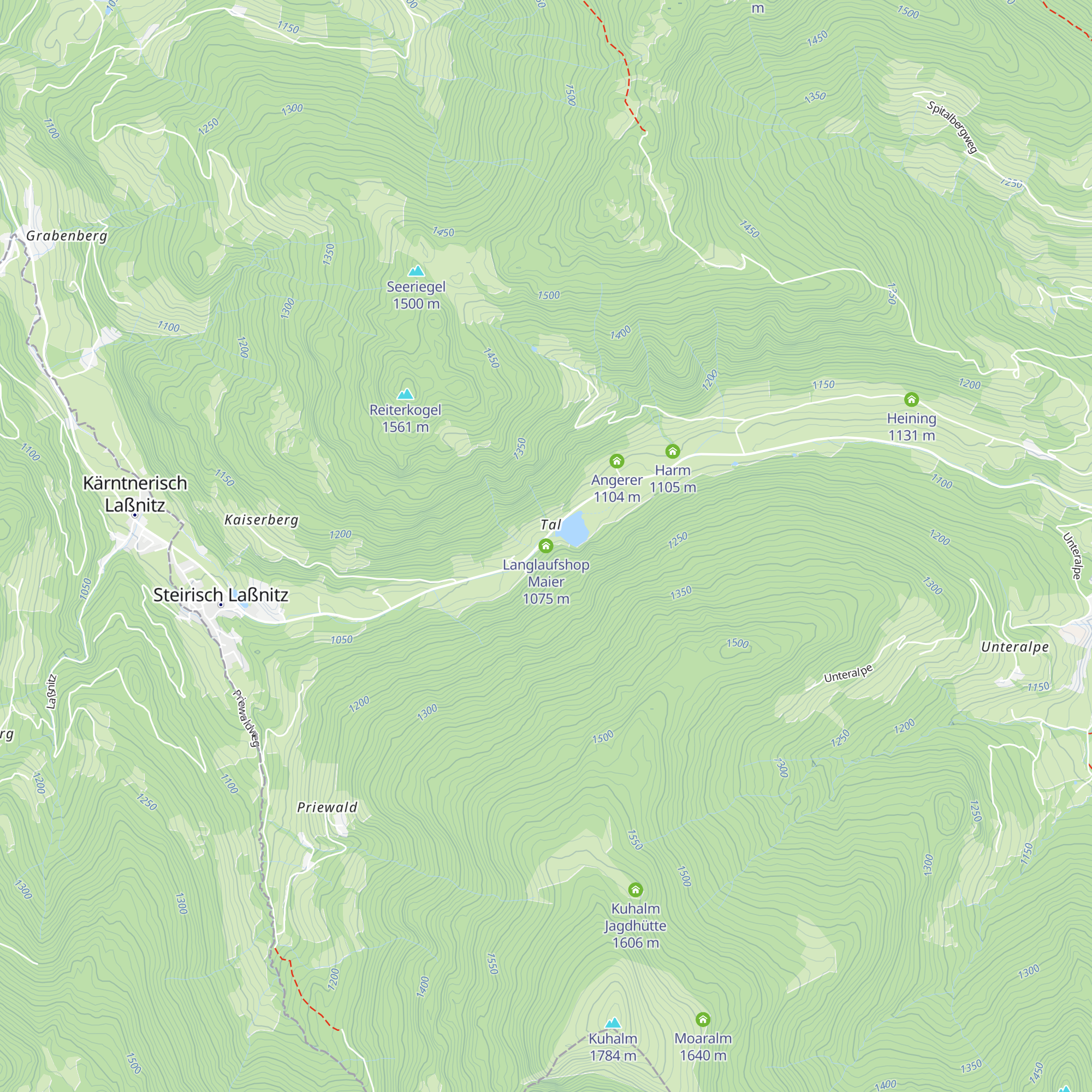 Langlaufshop Maier map