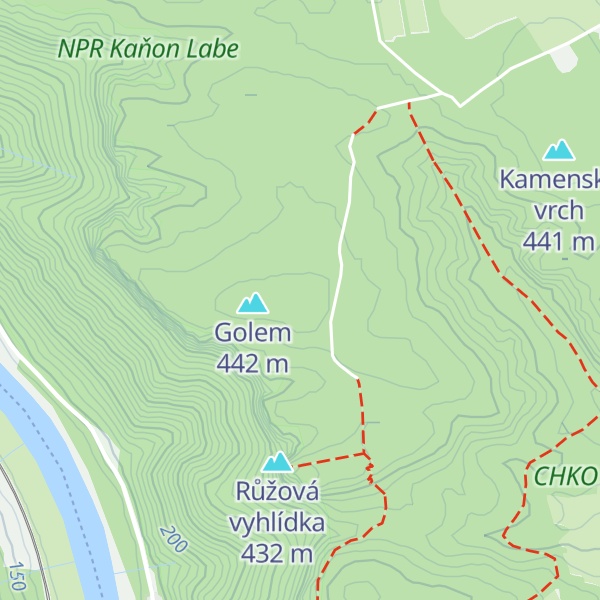 Map of Mařenka